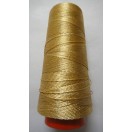 BEIGE GOLD - 275+ Yards Viscose Rayon Art Silk Thread Yarn - Embroidery Crochet Knitting Lace Trim Jewelry